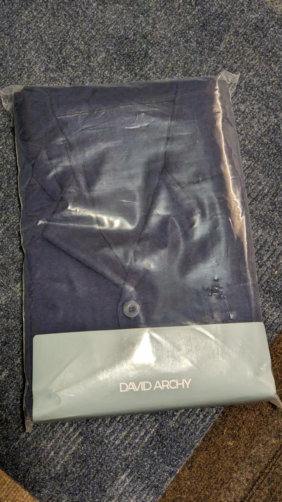 DAVID ARCHY Mens Waffle Pajamas Set Notched Collar Winter Sleepwear Blue XXL