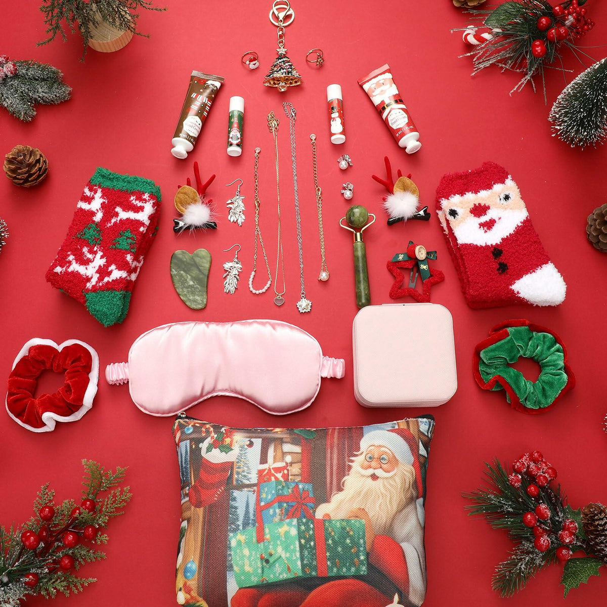 Lemosae Beauty Advent Calendar 2025 24 Days Xmas Countdown Gift Set Multicolor