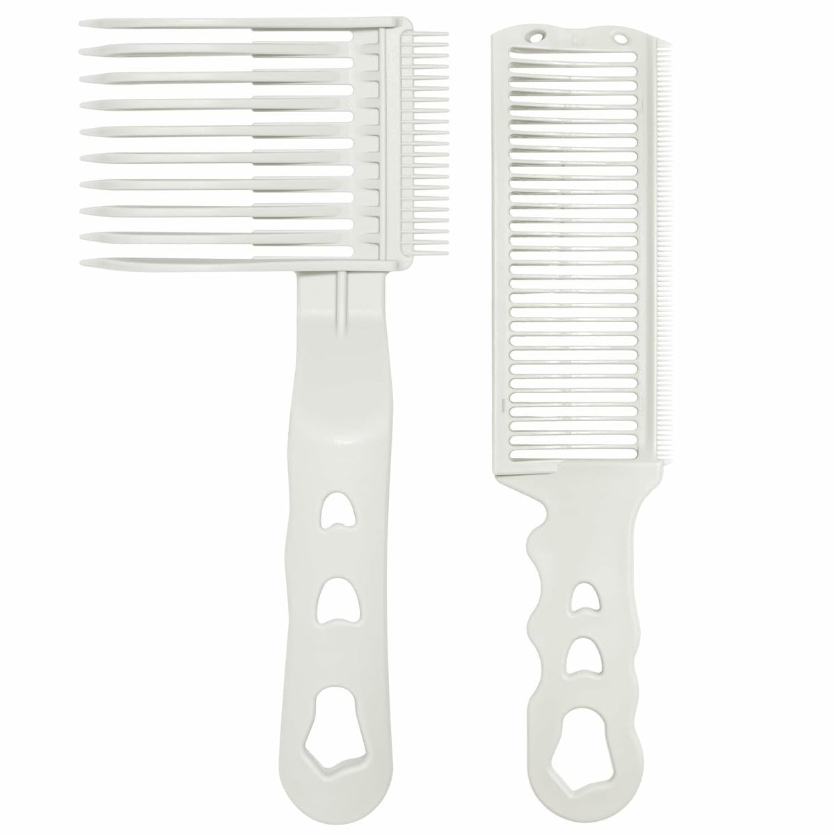 Generic 2Pack Blend Friend Professional Barber Hair Fade Comb White