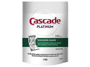 Cascade Platinum Dishwasher Cleaner, Fresh Scent, 1 ct