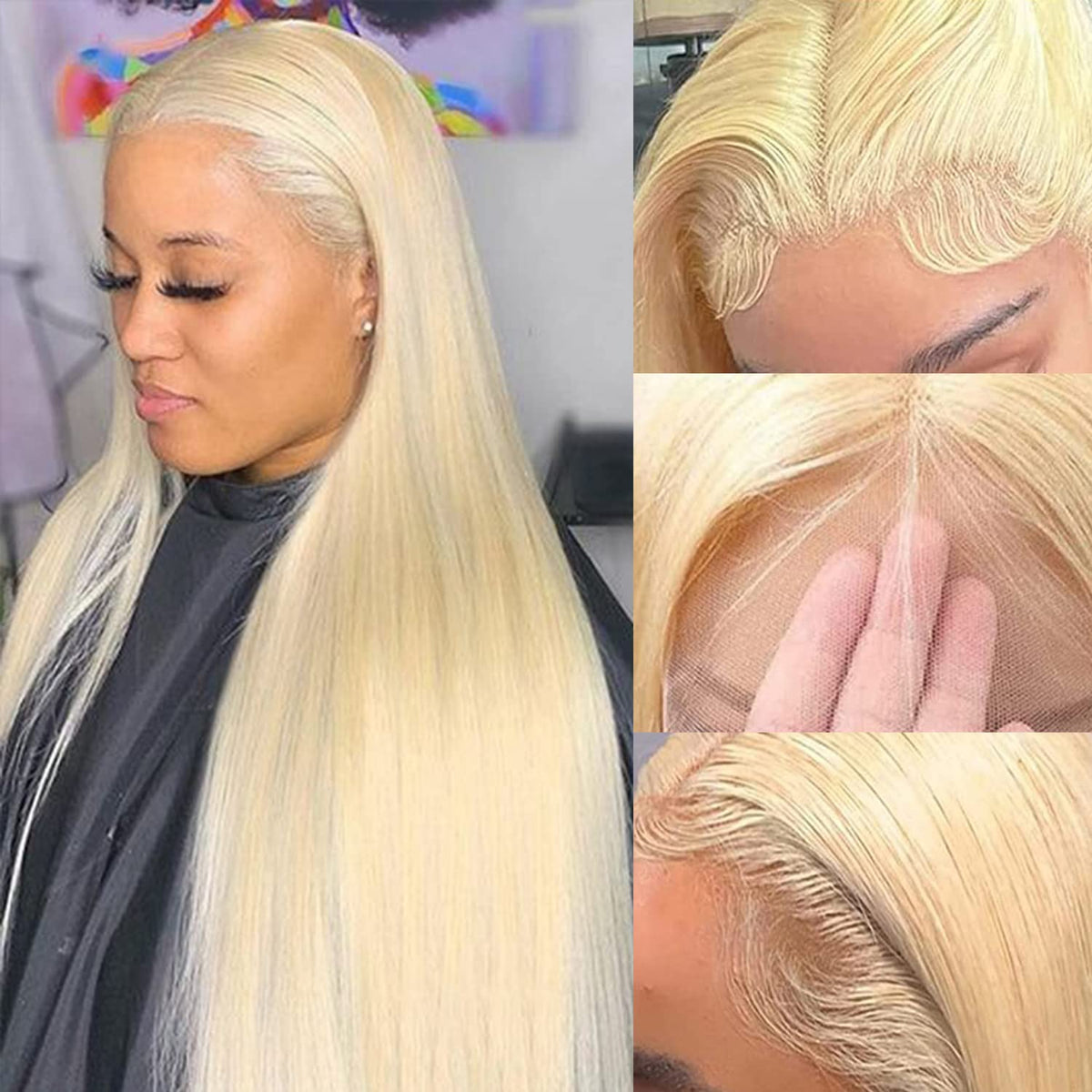 AM Lace Front Human Hair Wig