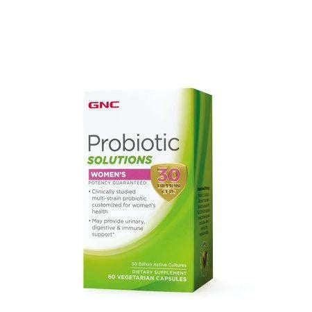GNC Probiotic Solutions Women's 30 Billion CFUs, 60 Capsules BB 06/26