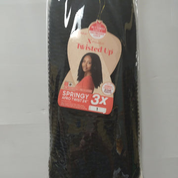 Outre Crochet Braids X-Pression Twisted Up 3X Springy Afro Twist 24" (1-pack