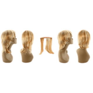 Pallet # 156 -  Lot of 100% Human Hair Wigs - variety of styles and colors