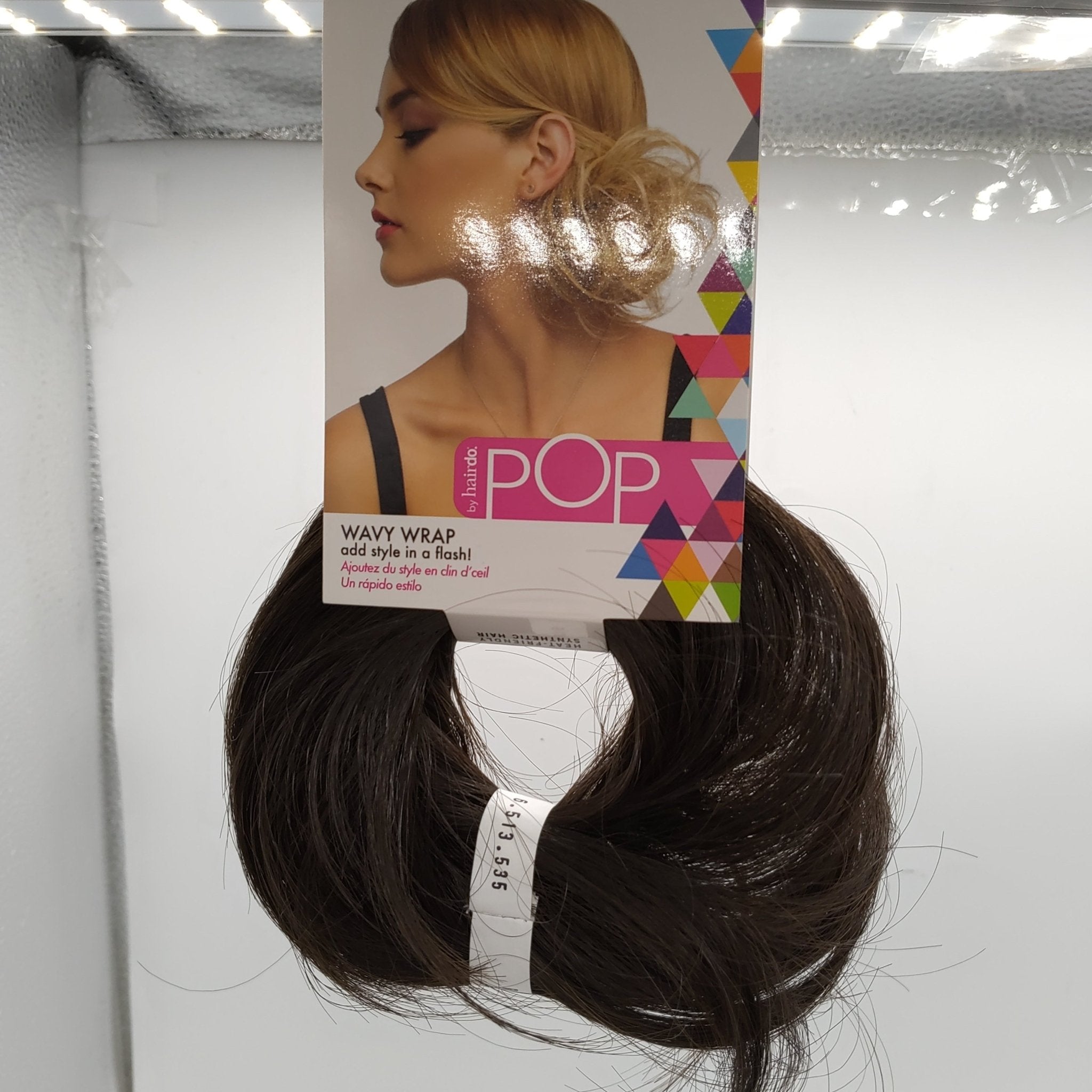 Pop Wavy Wrap - R6 Dark Chocolate by Hairdo for Women - 1 Pc Hair Wrap