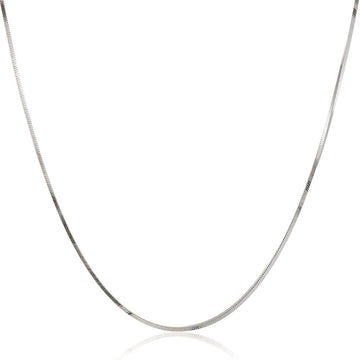 Pori Jewelers .925 Sterling Silver .7MM Magic 8 Sided Italian Snake Chain