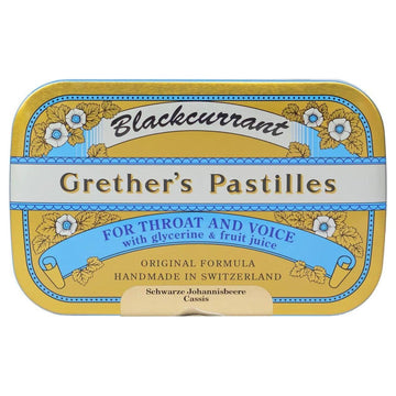 Grether's Pastilles Blackcurrant Sugarfree 2.125 Oz.