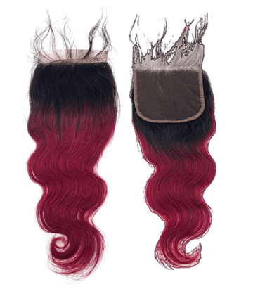 RIO Body Wave Closure  5x5 Wine