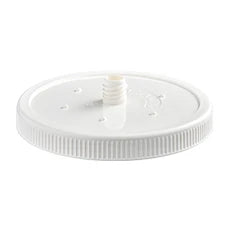Samix Replacement Lids, White, 1000 mL Jar Size (Case of 100)