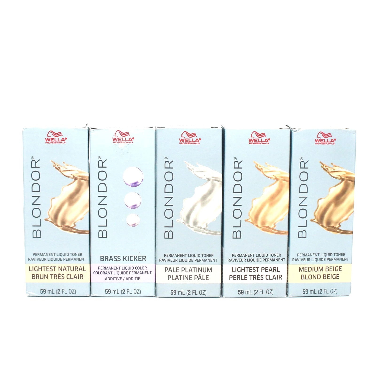 Wella Pro Blondor Permanent Liquid Hair Toner /01 Medium Beige