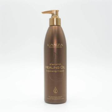 L'ANZA Keratin Healing Oil Cleansing Cream Hair Revitalizing Shampoo, 10.1 oz