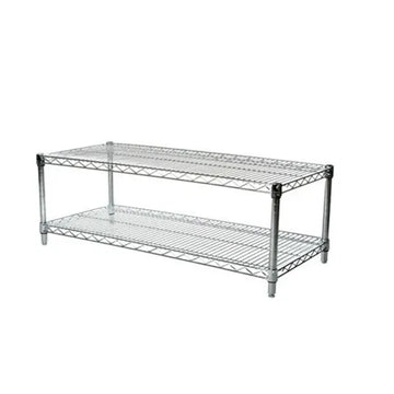 WIRE SHELF 18"x54" CHROME 2 CT DS