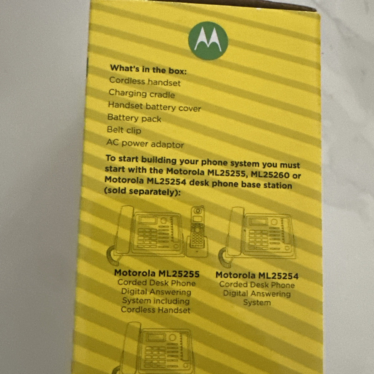 Motorola Voice Motorola Ml25055 Dect 6.0 Accessory Handset For 2-Line Business