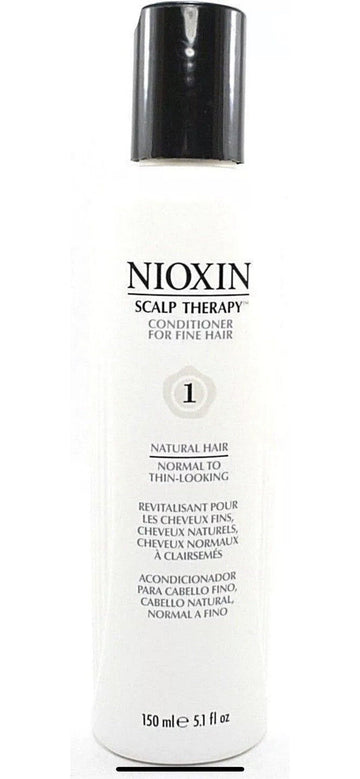 Nioxin System 1 Scalp Therapy for Fine Natural Normal to Thin-Looking Hair, 5.07 oz