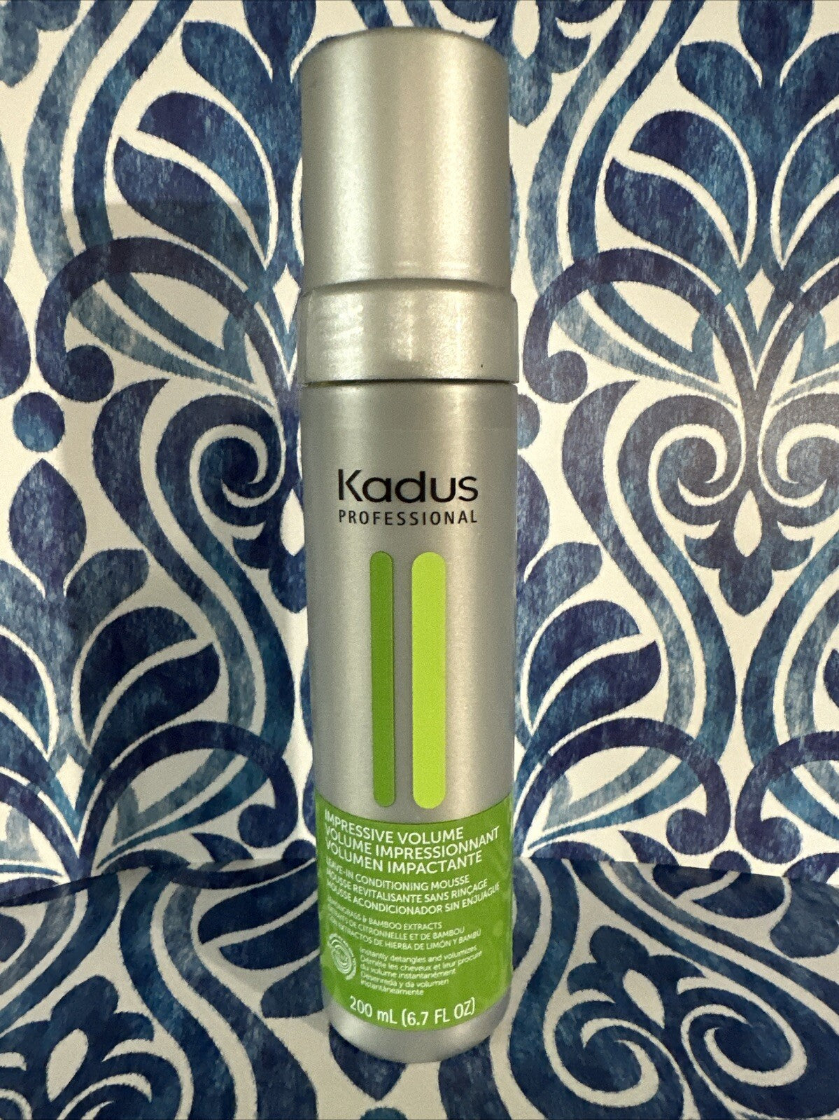 Kadus Impressive Volume Leave-In Conditioning Hair Mousse 6.7 oz New in Box