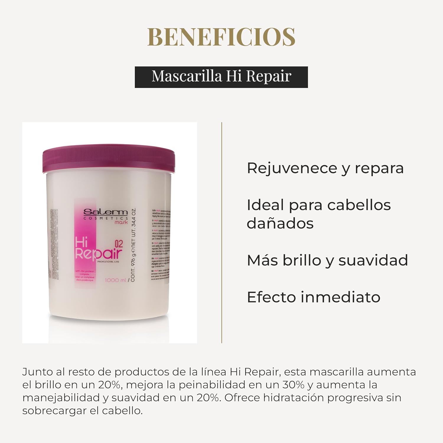SALERM - Hair Repair Mask 34.4oz