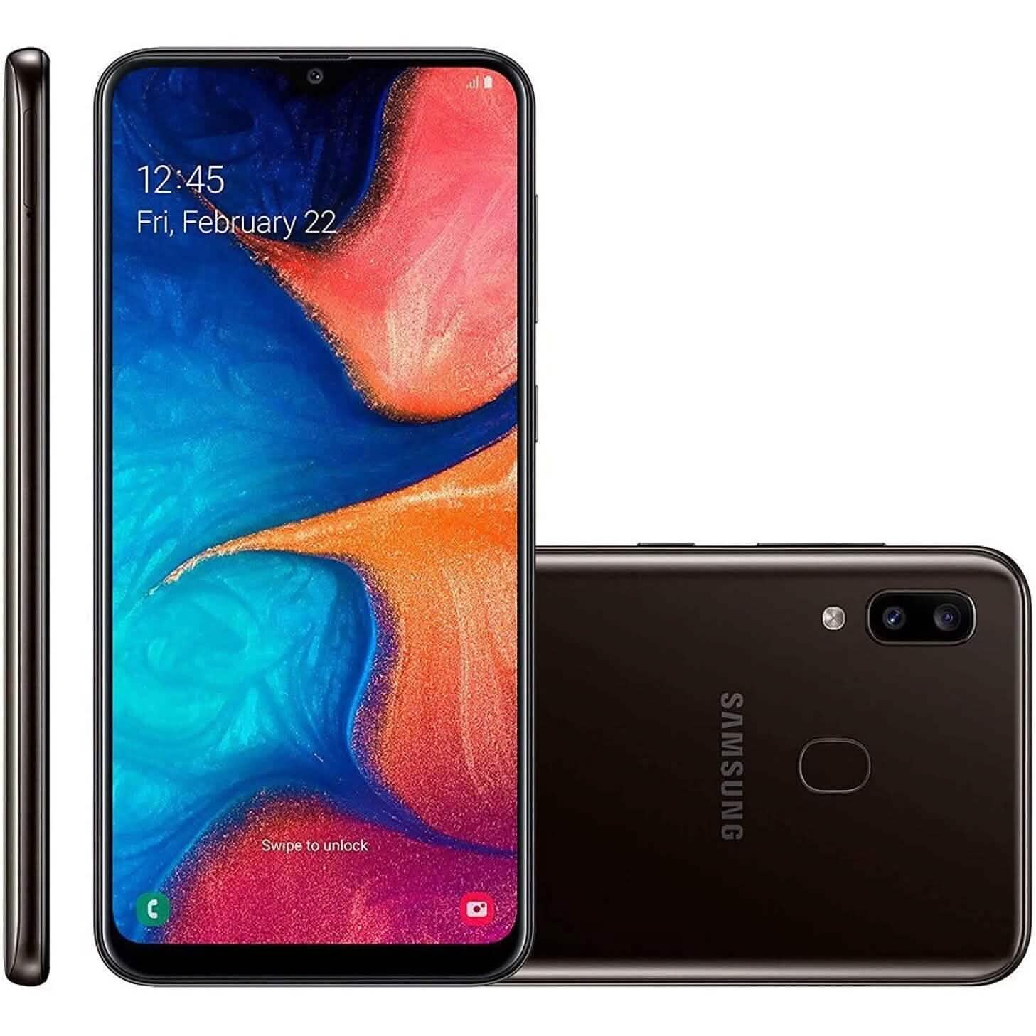 Samsung Galaxy A20 32GB 6.4" Display A205U Fully Unlocked (Refurbished)
