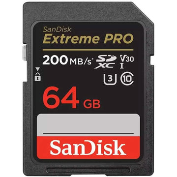 SanDisk 64GB Extreme PRO UHS-I SDXC Memory Card (Refurbished)