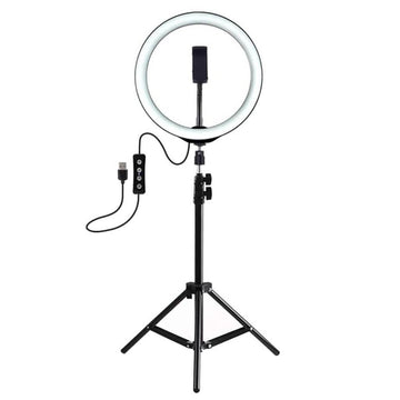 Selfie Ring LED Light Stand with Tripod