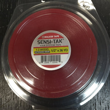 Walker Tape Sensi-Tak Tape Roll, 1/2" x 36yd