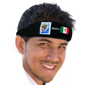 Mexico World Cup Soccer Headband - Vintage Collectible Official FIFA Licensed