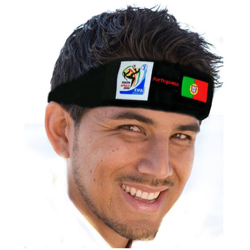 Portugal World Cup Soccer Headband - Vintage Collectible Official FIFA Licensed
