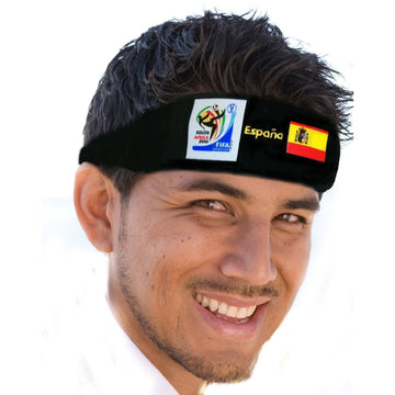 Spain World Cup Soccer Headband - Vintage Collectible Official FIFA Licensed