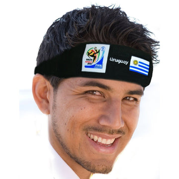 Uruguay World Cup Soccer Headband - Vintage Collectible Official FIFA Licensed