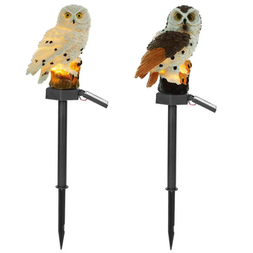 Solar Powered Owl Garden Light IP65 Waterproof