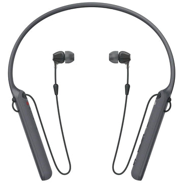 Sony - C400 Wireless Behind-Neck in Ear Headphone - Black (Refurbished)