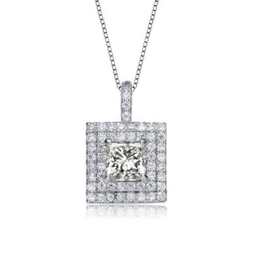 Square Pendant Necklace