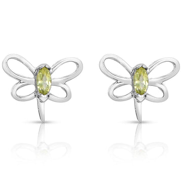 Sterling Silver Butterfly Earrings