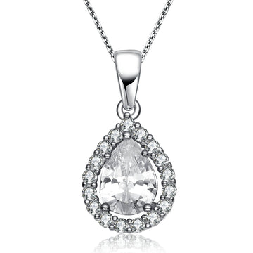 Sterling Silver Halo Pendant