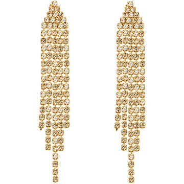 Tassel Linear Drop Earrings