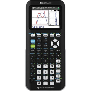 Texas Instruments TI-84 PLUS CE Graphing Calculator (84PLCE/PWB/2L1/A) (Refurbished)
