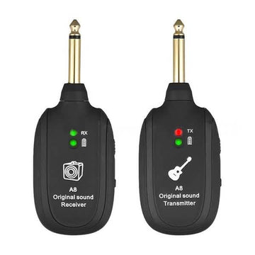 UHF Guitar Wireless System Transmitter Receiver