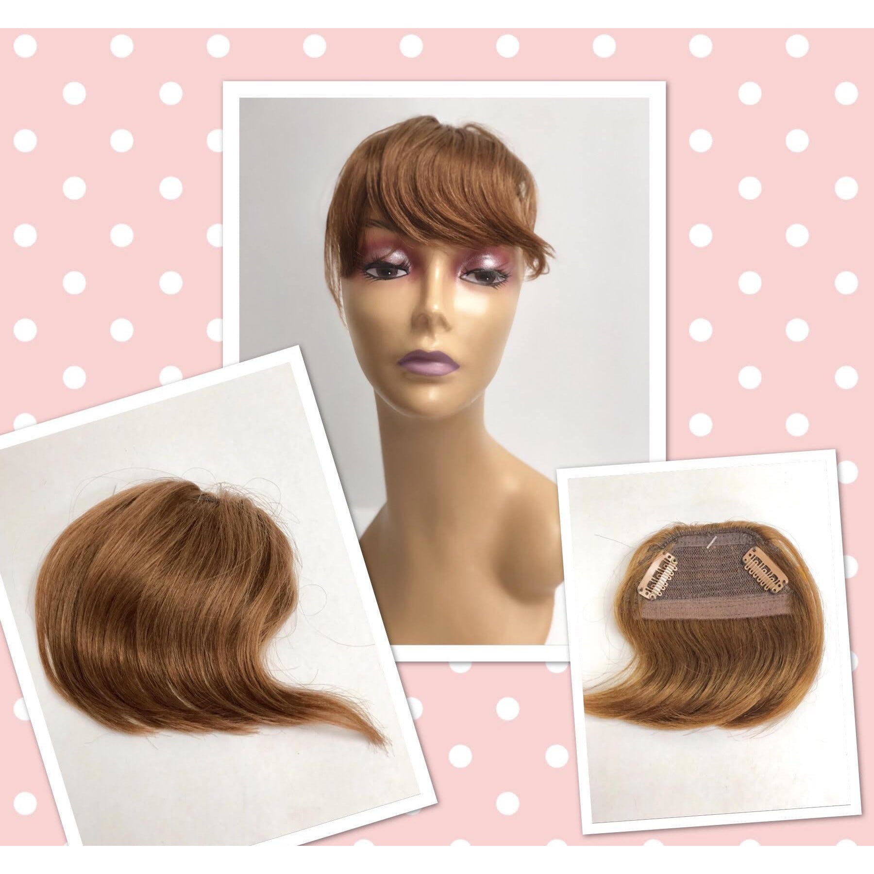 Unique 100% Human Hair Bang Piece