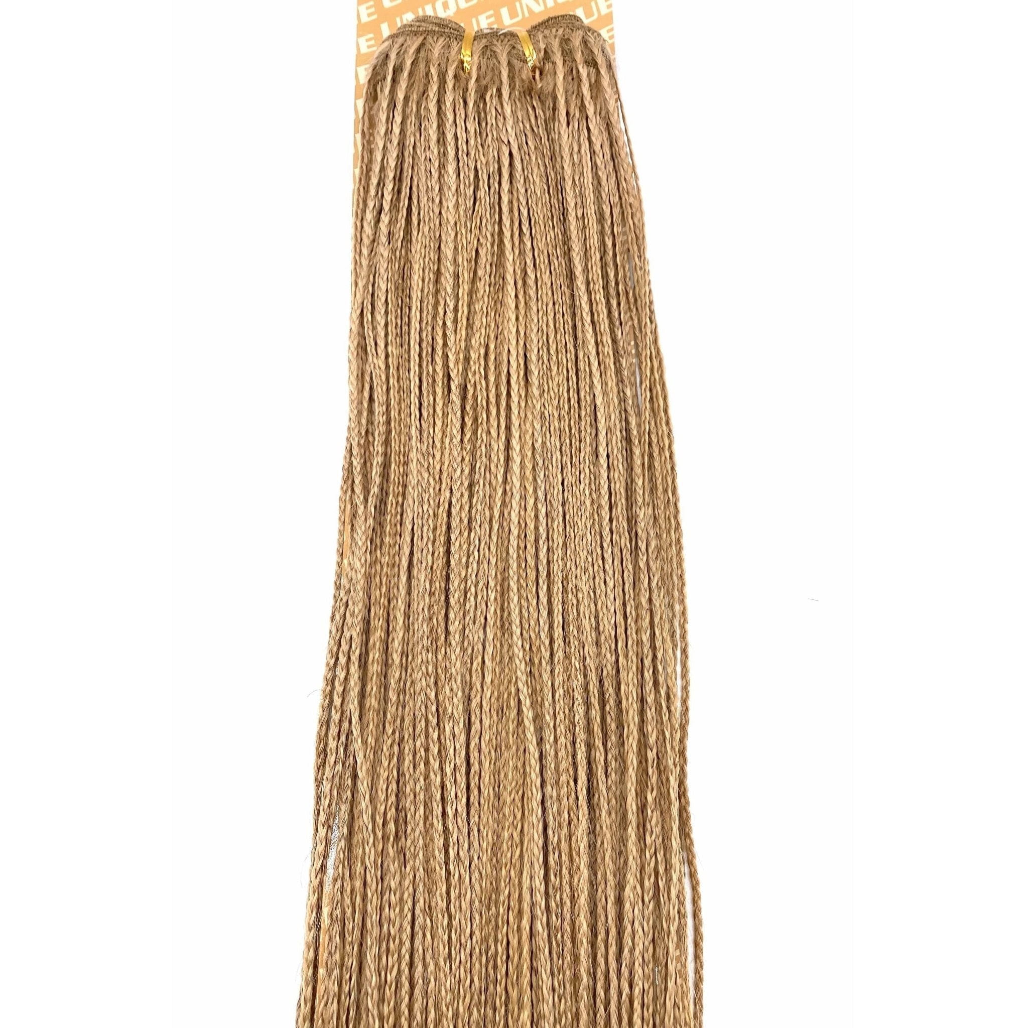 Unique Micro Braid  14" T1B Burgundy / 100% Human Hair