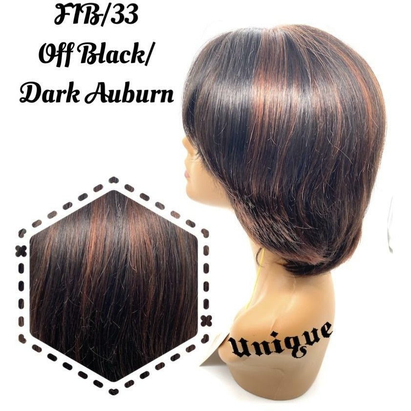 Unique's 100% Human Hair Full Wig / Style "B1"