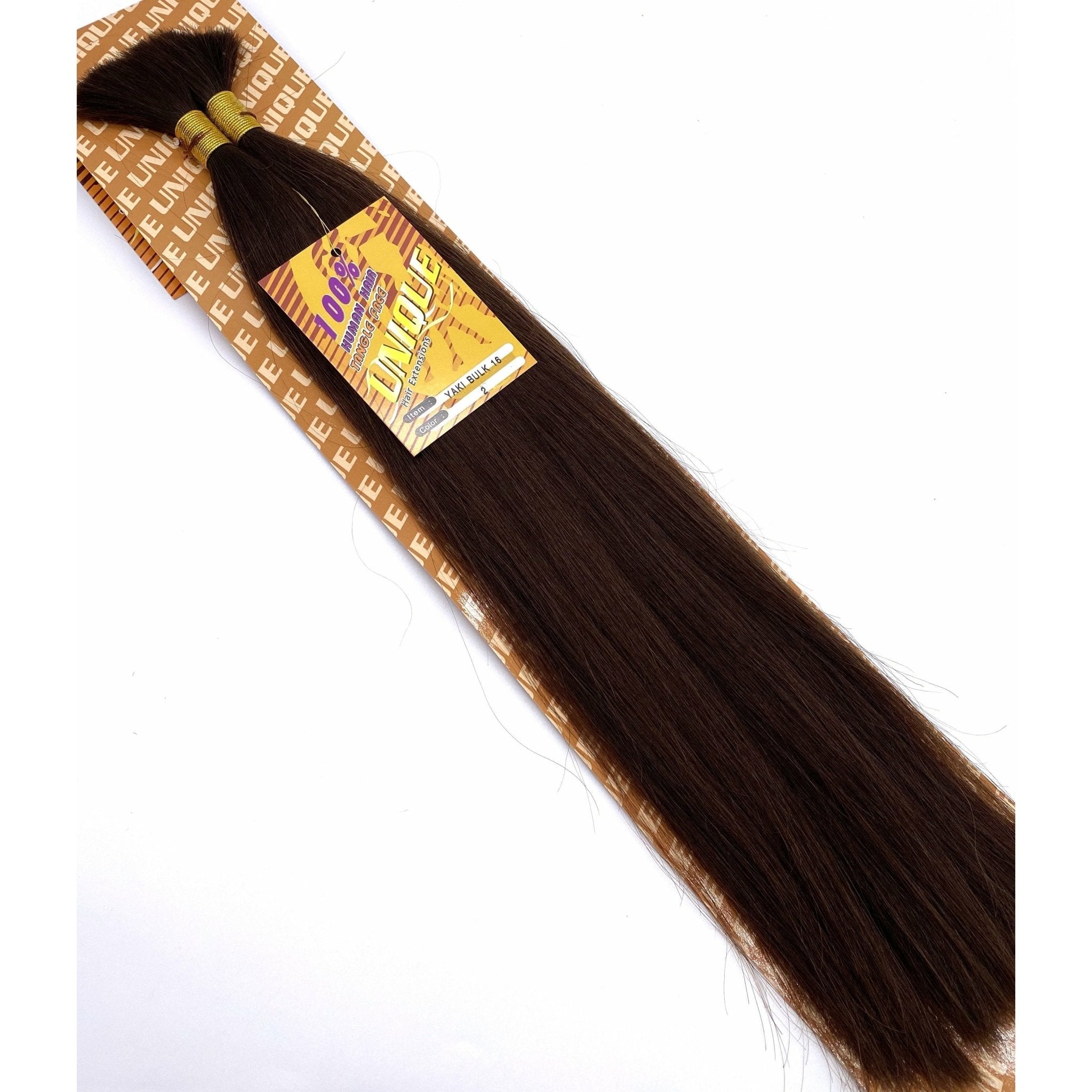 Unique's Yaki Bulk / 100% Human Hair 16"
