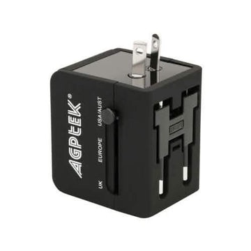 US EU UK AU Travel Universal Adapter USB Charger Type-C AC Wall Plug Converter