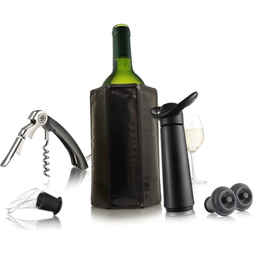 Vacu Vin Wine Saver Pump with 2 Vacuum Bottle Stoppers