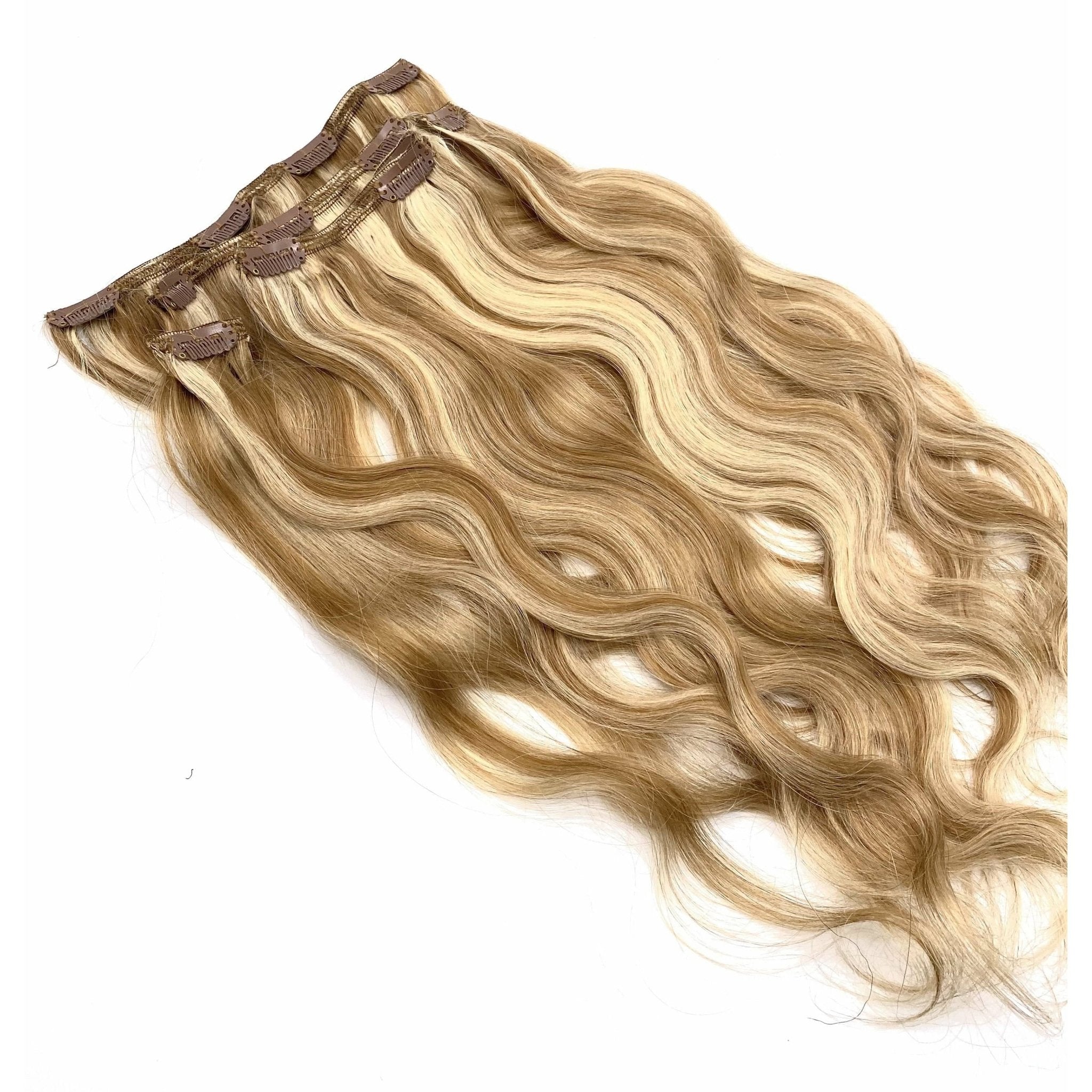 VIP Clip Extensions/ Body Wave  18" - ClipeX System