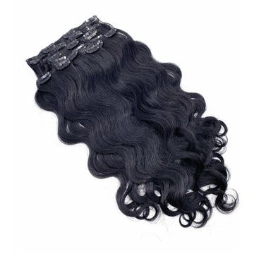 VIP Clip Extensions/ Body Wave  18" - ClipeX System