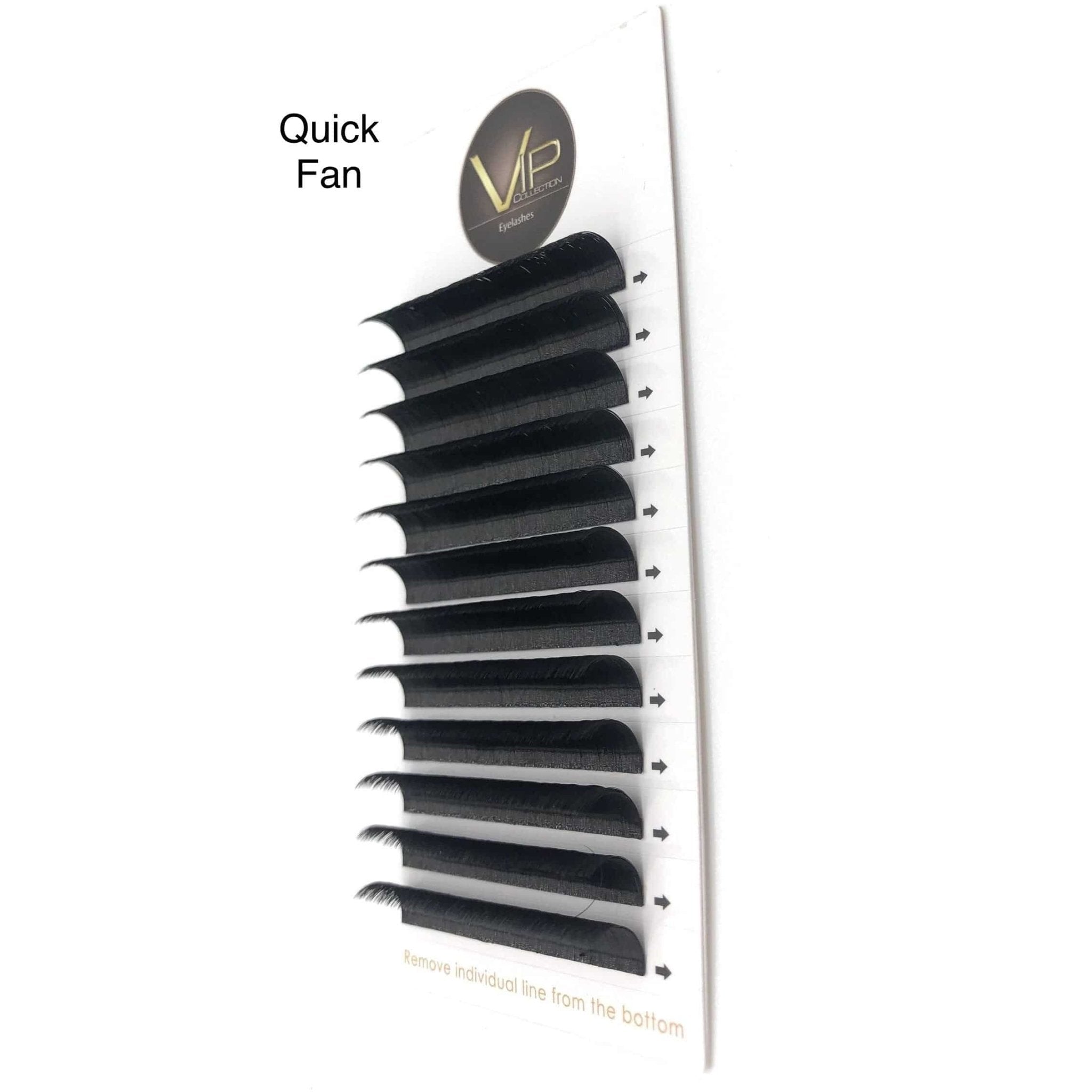 VIP Quick Fan Lash Extensions - 12 lines 0.07 D Curl