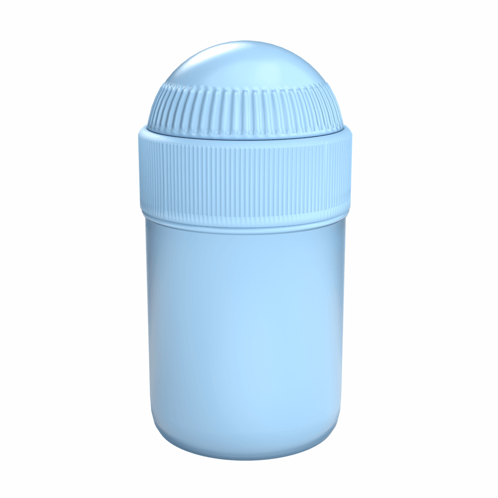 Samix Jar 50mL Blue with Blue Lid, Pack of 10