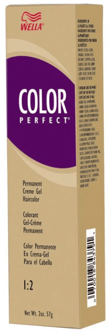 Wella Color Perfect Permanent Creme Gel 1:2 (Tube) 6RG Dark Red Golden Blonde