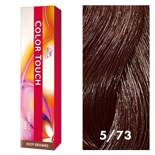 Wella Color Touch 5/73 Light Brown/Brown Gold Demi-Permanent 2 oz