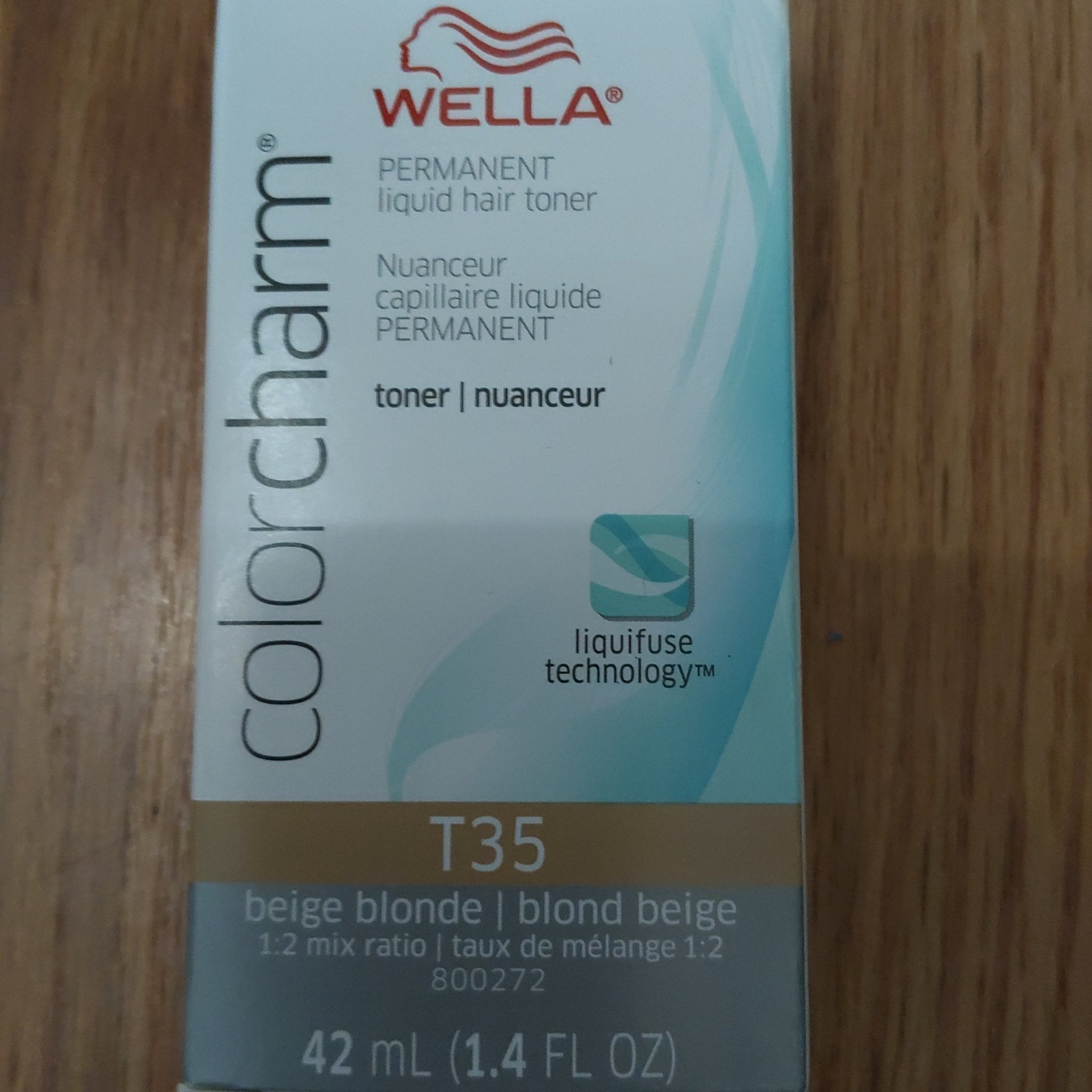 Wella ColorCharm Permanent Liquid Hair Toners for Toning T35