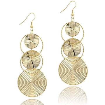 Women's Boho Vintage Round Earrings